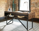 Warmstead Furniture - Ashley Furniture - Starmore Office Desk - Home Office Desk / Brown - H633-27